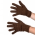 Перчатки двухслойные из альпаки и верблюжьей шерсти. Цвет коричневый