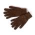 Перчатки двухслойные из альпаки и верблюжьей шерсти. Цвет коричневый
