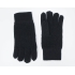 Мужские перчатки из шерсти овечьей шерсти. Цвет чёрный