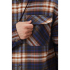 Куртка-рубашка унисекс с шерстяной подкладкой и капюшоном. Тёмно-синяя клетка. Рост 182-189 см