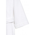Халат банный махровый в скандинавском стиле. Цвет белый.